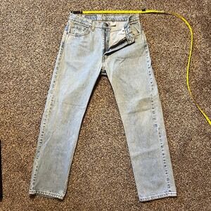 Unworn Vintage Levi's 505 Regular Fit Jeans 34x30 Made in USA 90s Deadstock